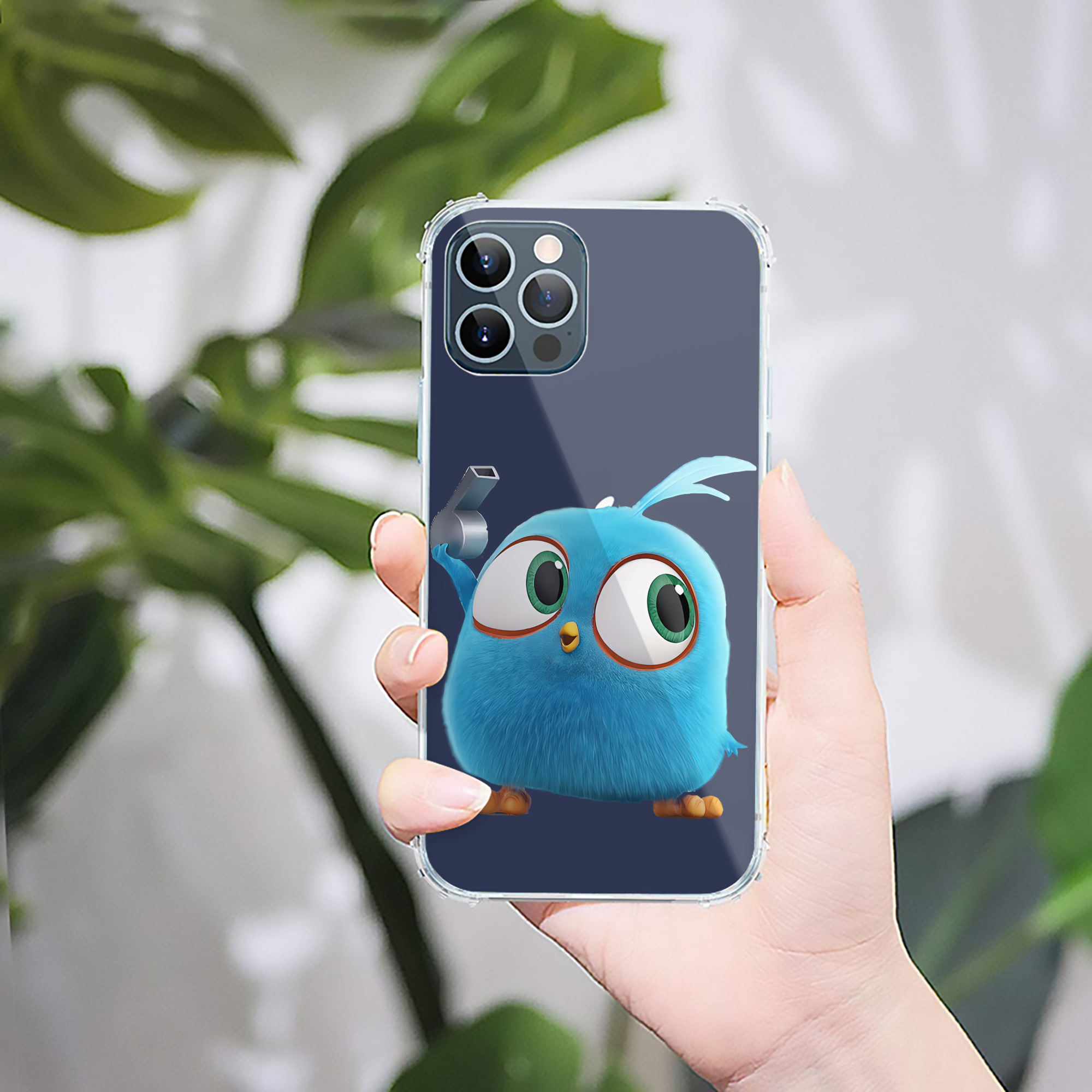 （画像用） Angry Birds アングリーバード 【iPhone 12シリーズ対応】透明スマホケース（クリアソフトケース）